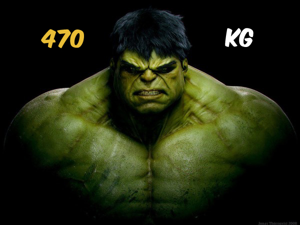 Revelamos o peso e a altura oficiais do Hulk