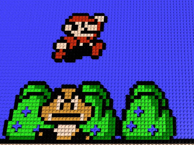 Abertura de Super Mario Bros tocada apenas estalando os 