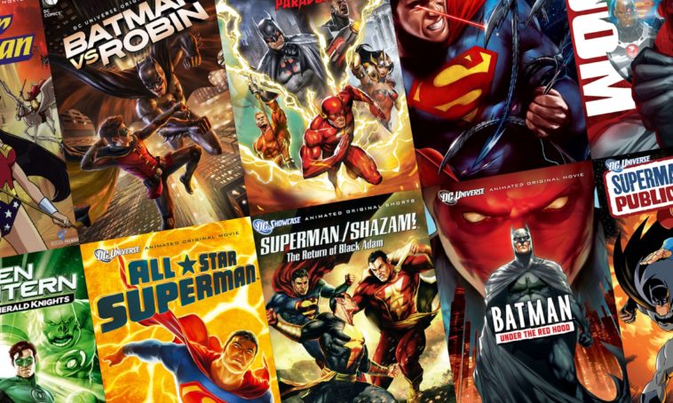 Lista completa das animações da DC Comics